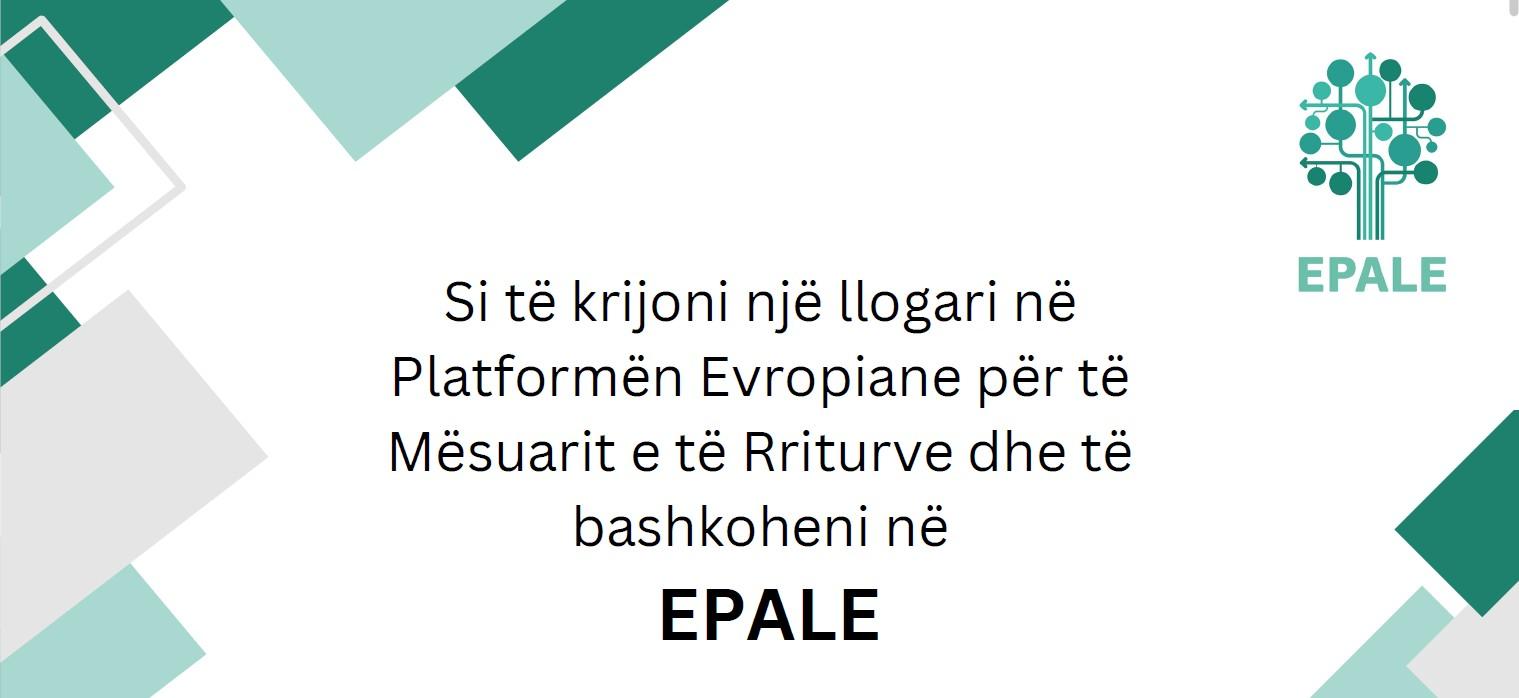 EPALE - Platforma Elektronike për të Nxënit e të Rriturve në Evropë